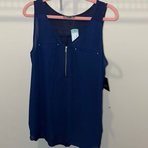 Fortune + Ivy Navy Blue tank